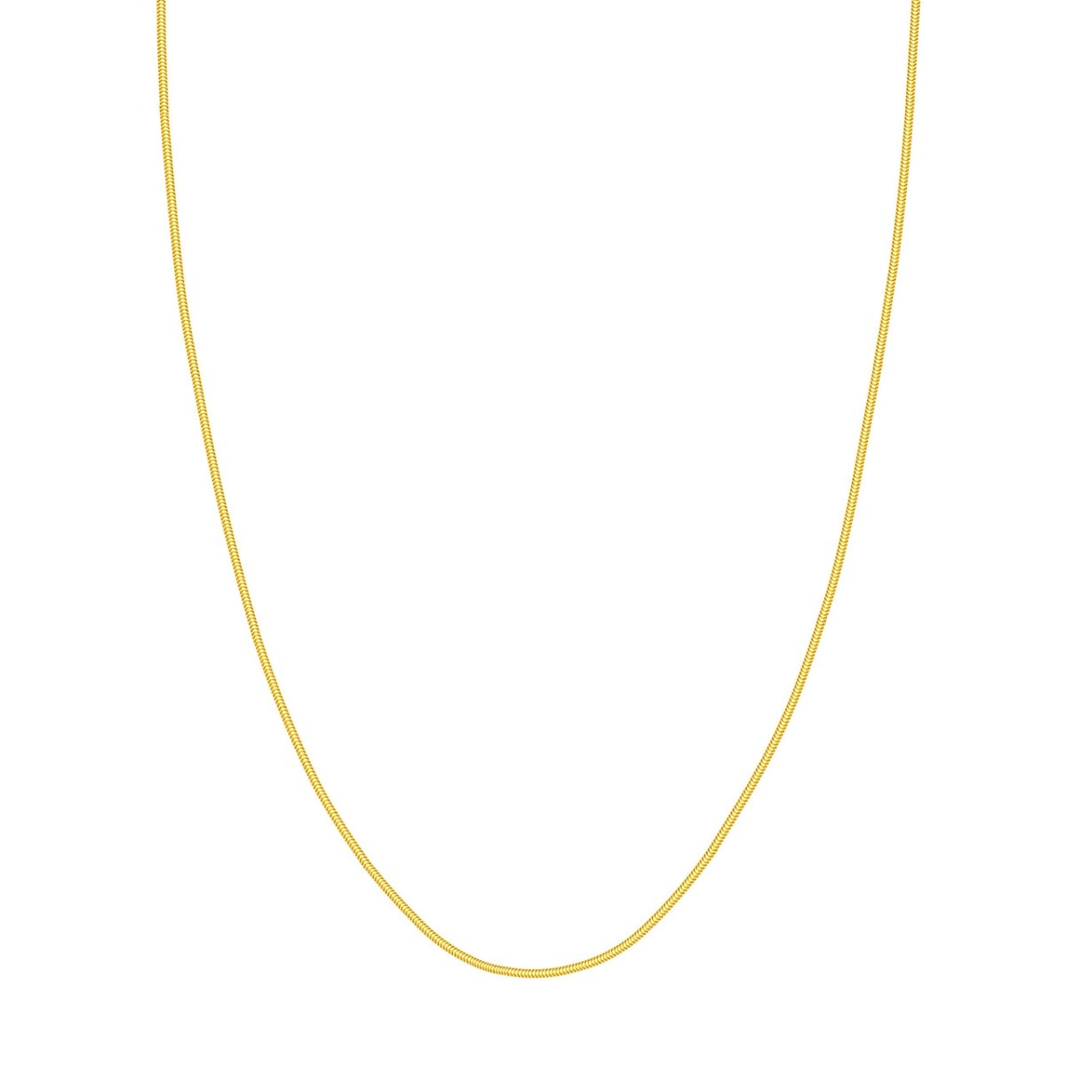 Adjustable Snake Chain Necklace with Slider view 1