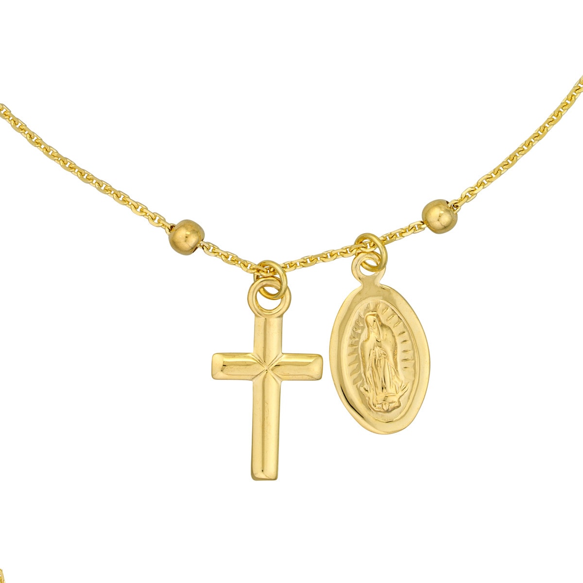 Virgin Mary & Cross Bracelet view 4