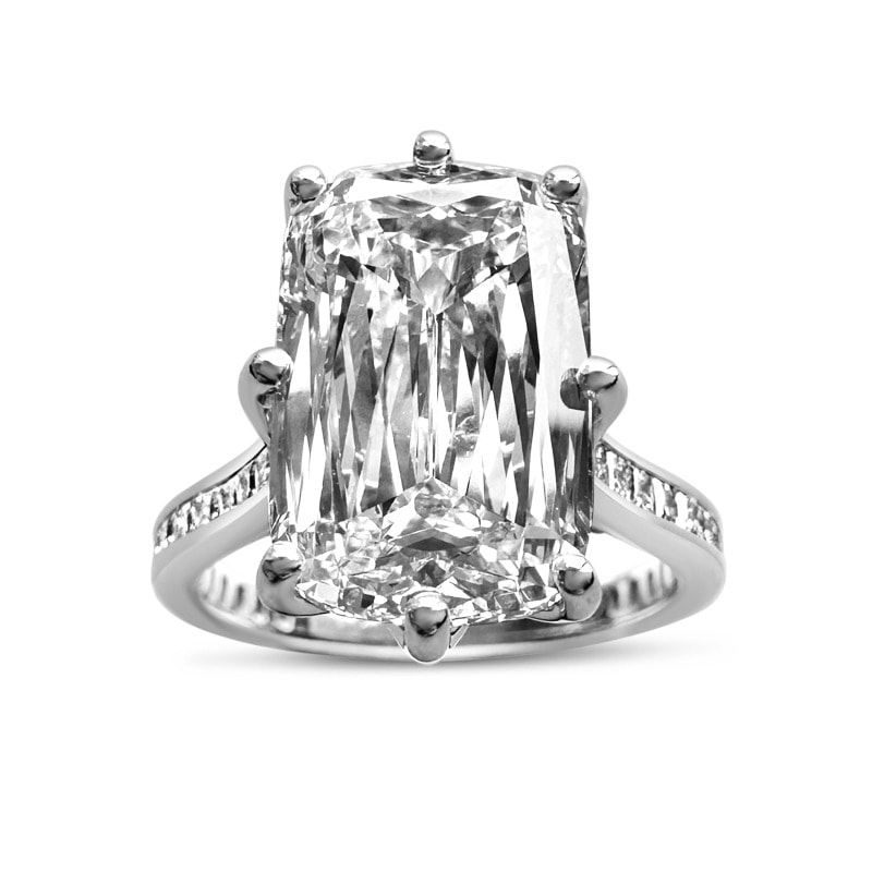 Ashoka Cut Lab Grown Diamond Engagement Ring view 4