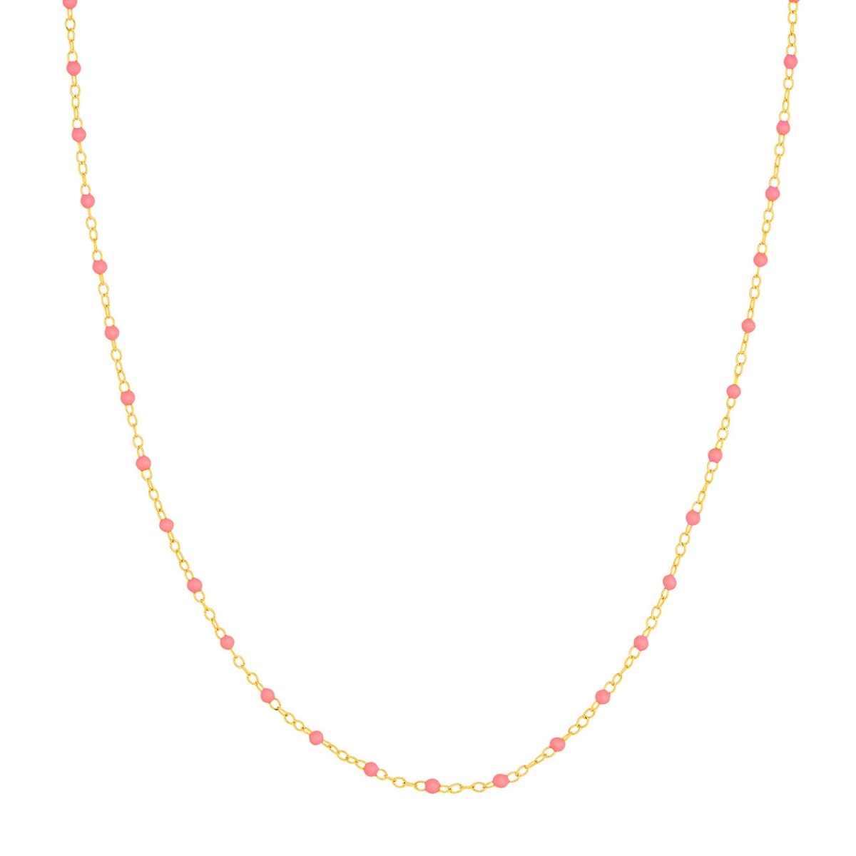 Pink Haze Gold Necklace view 1