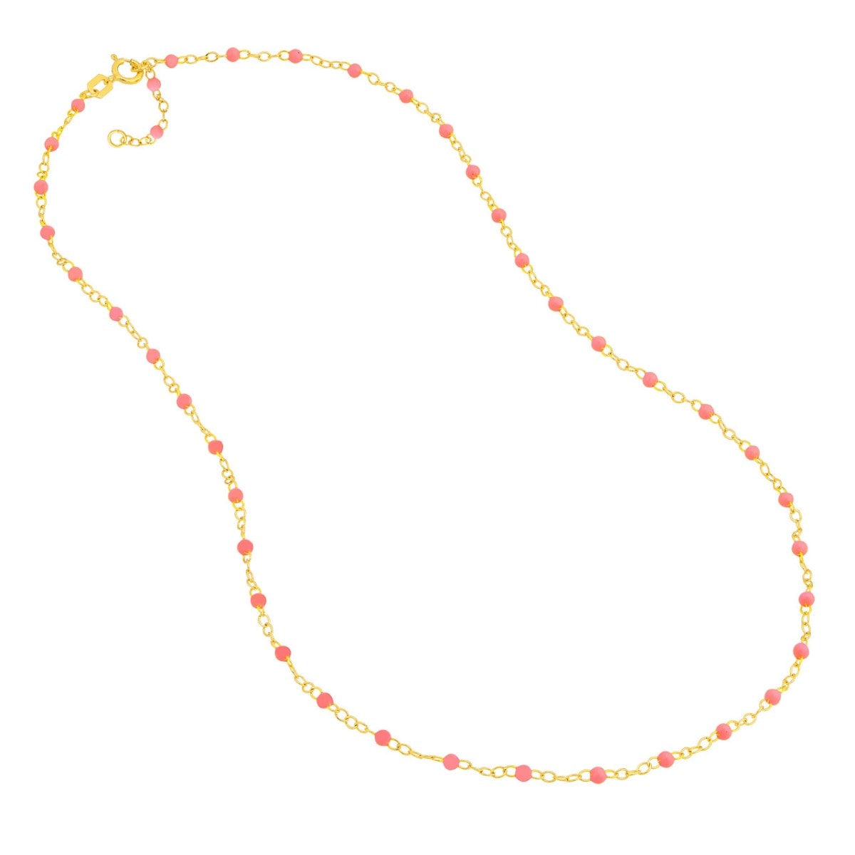 Pink Haze Gold Necklace view 4