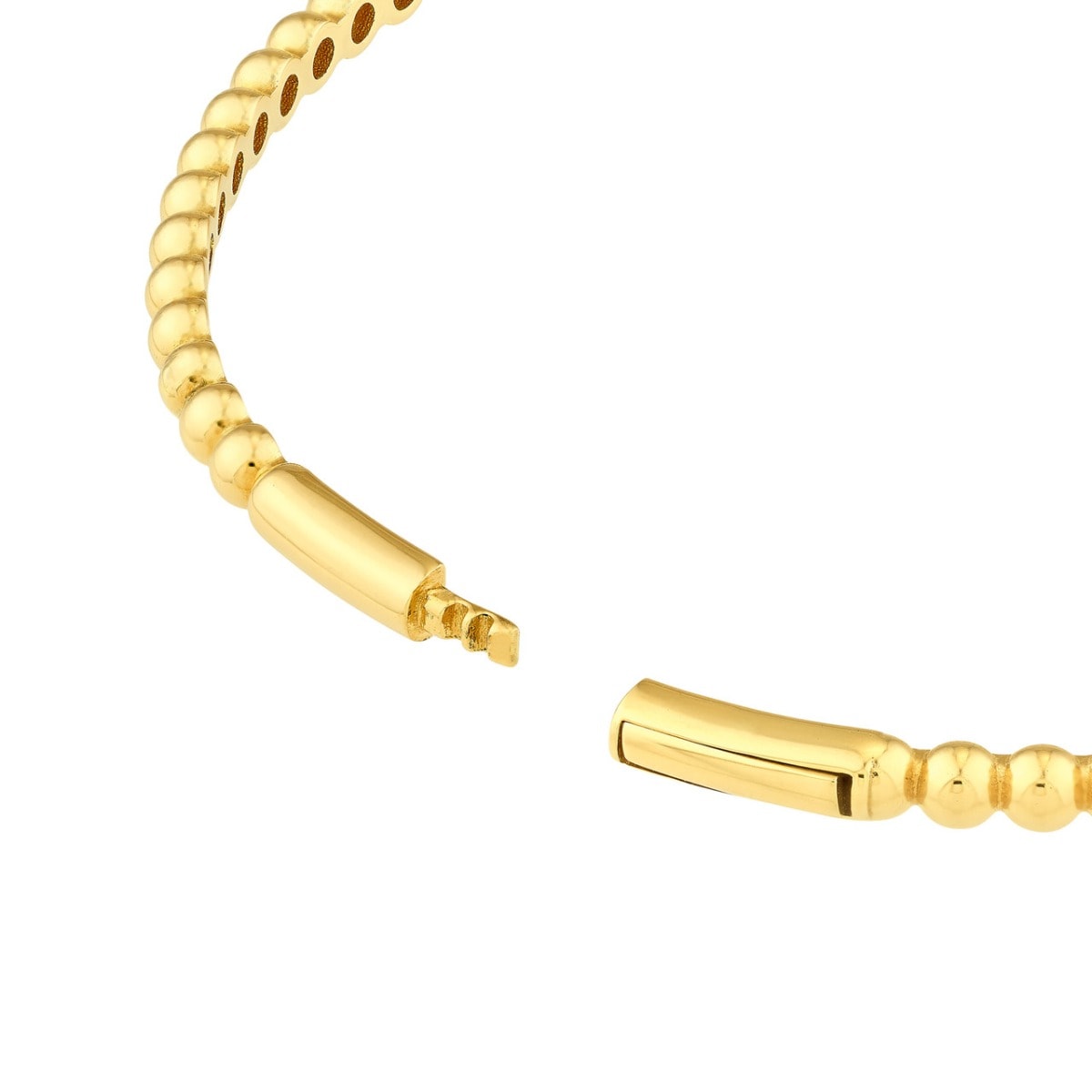 Beaded Gold Bangle view 3