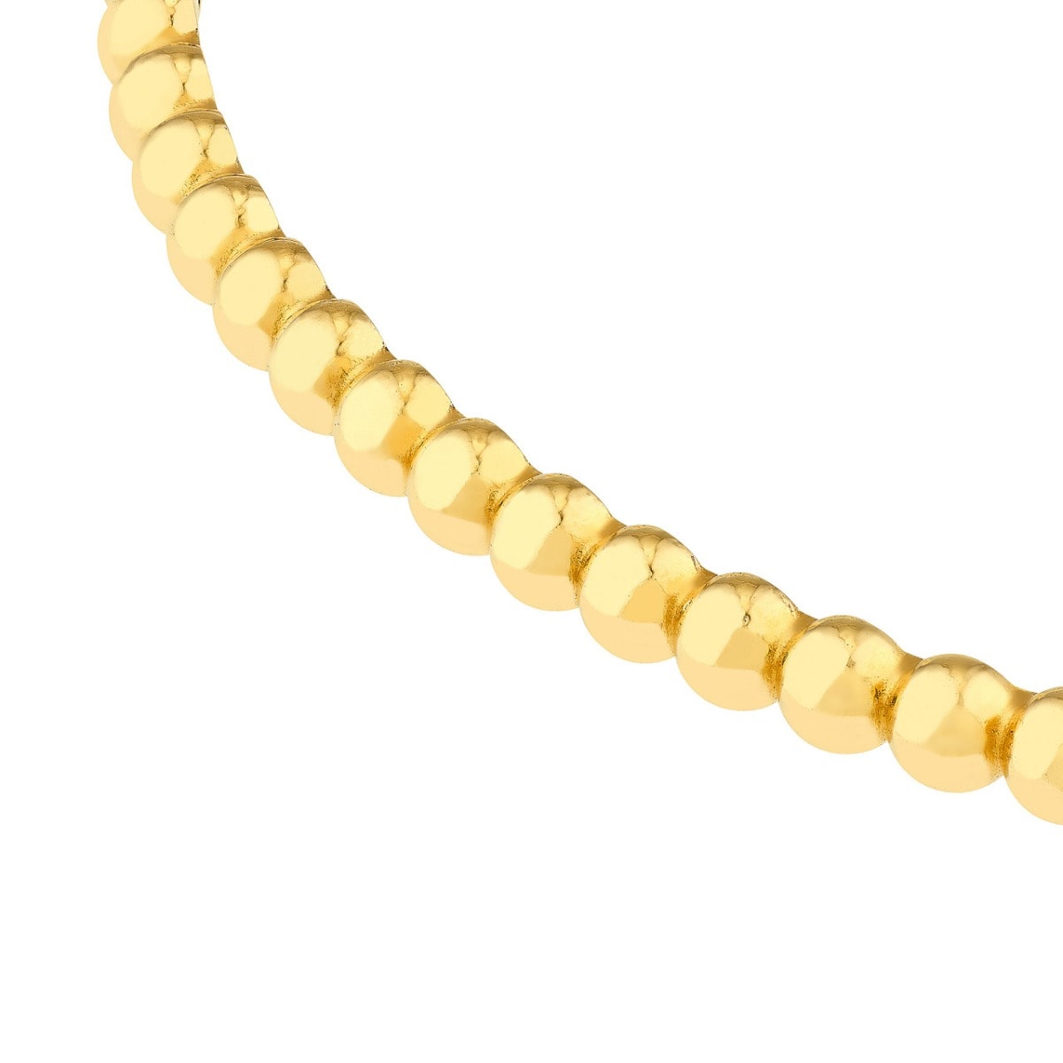 Beaded Gold Bangle view 2