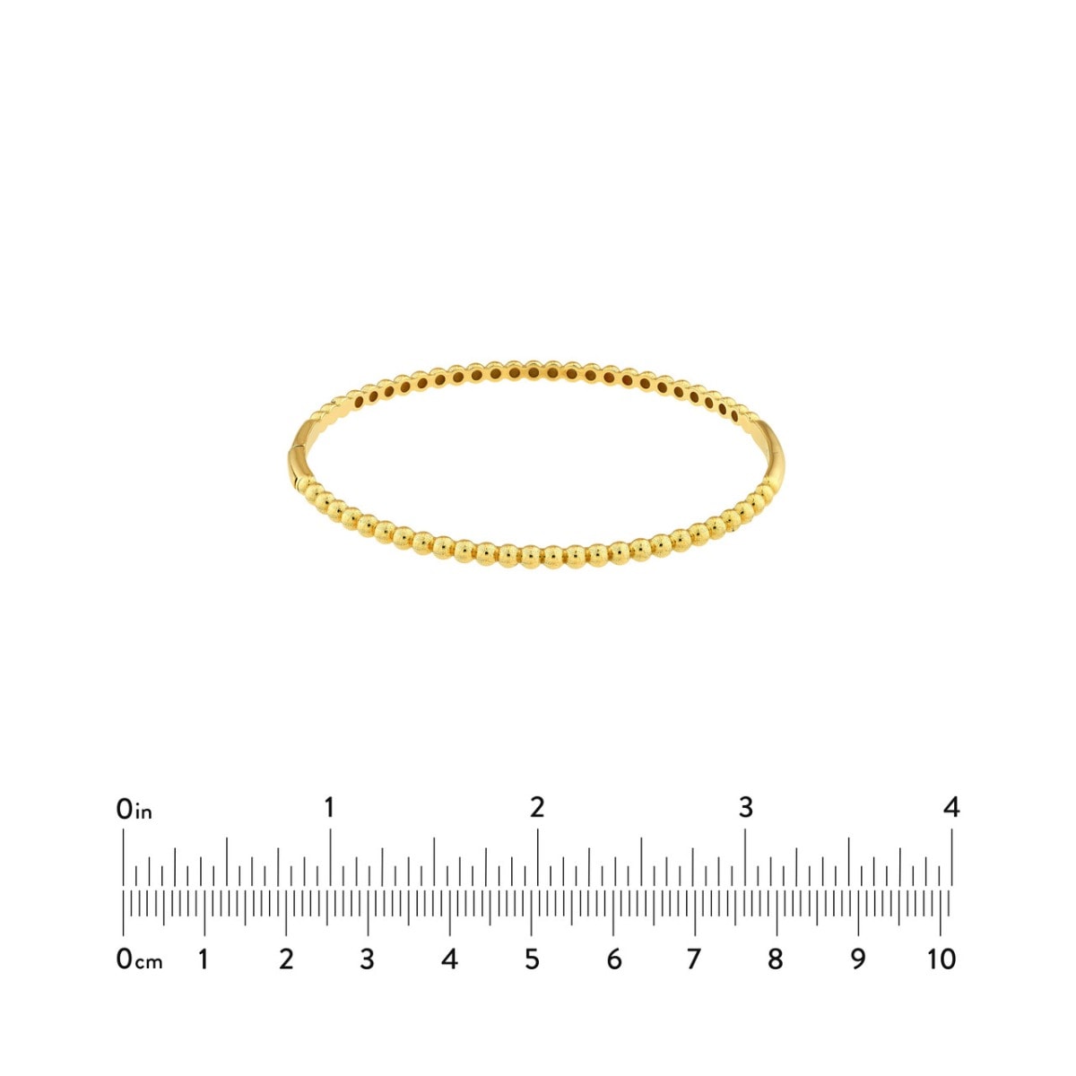 Beaded Gold Bangle view 5