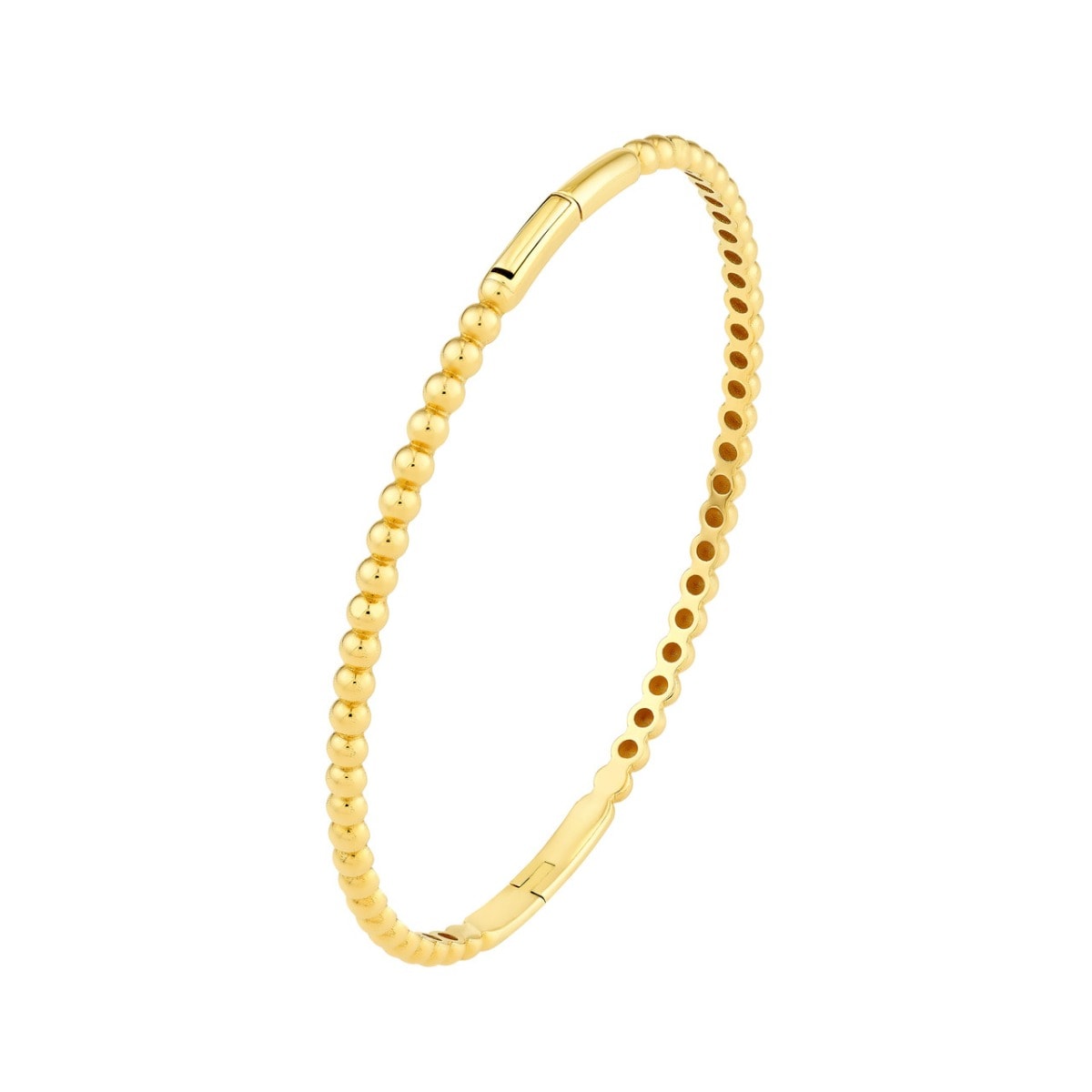 Beaded Gold Bangle view 4