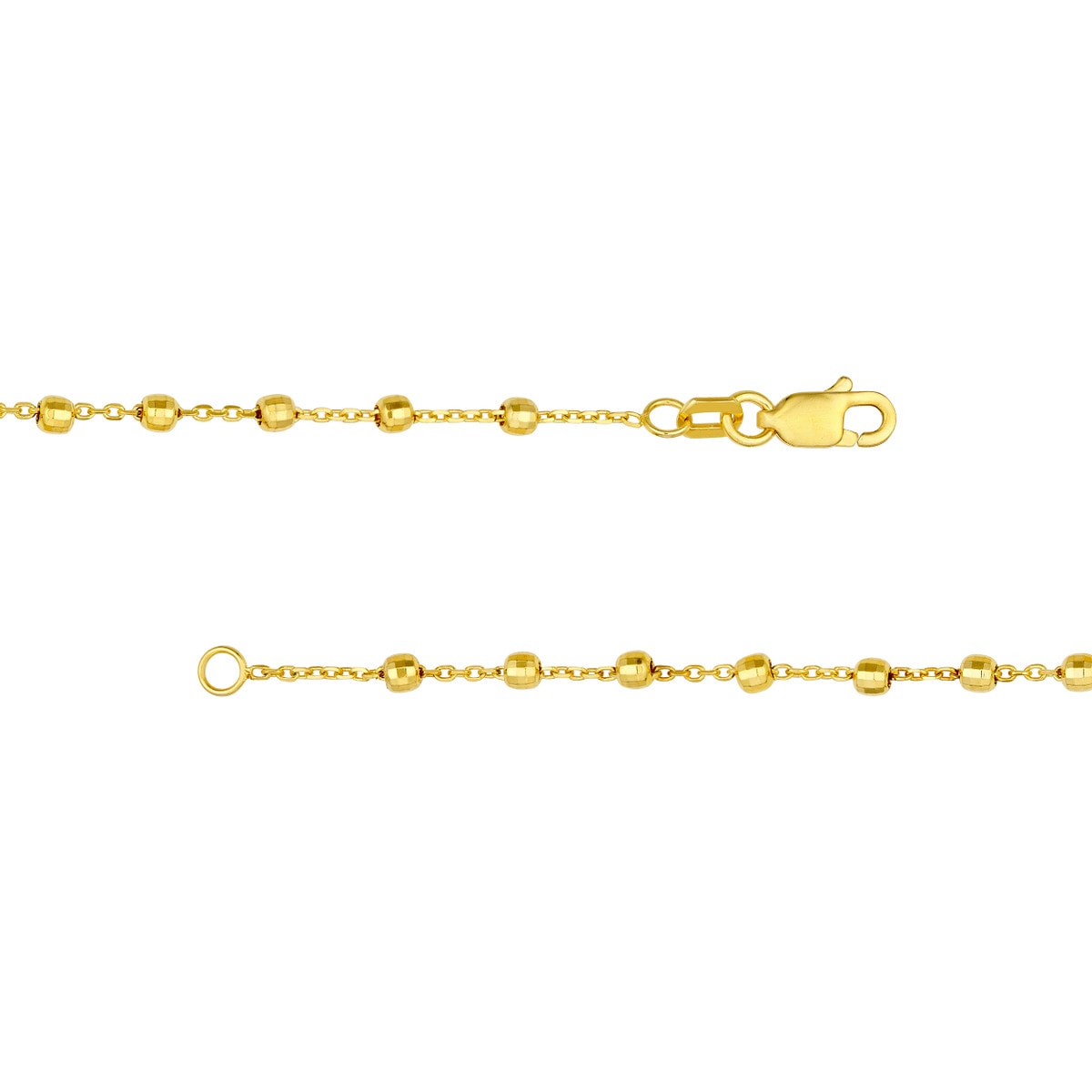Disco Ball Beads Gold Chain view 5