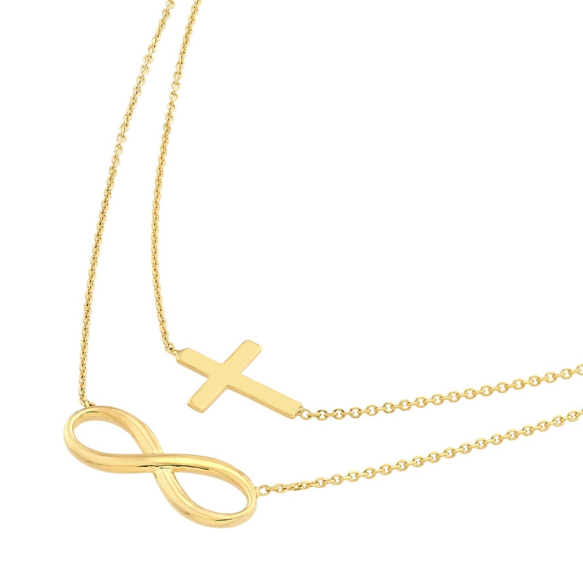 Eternal Cross & Infinity Necklace view 5