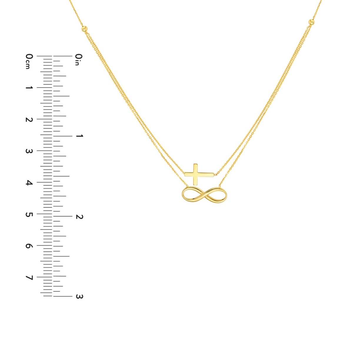 Eternal Cross & Infinity Necklace view 8