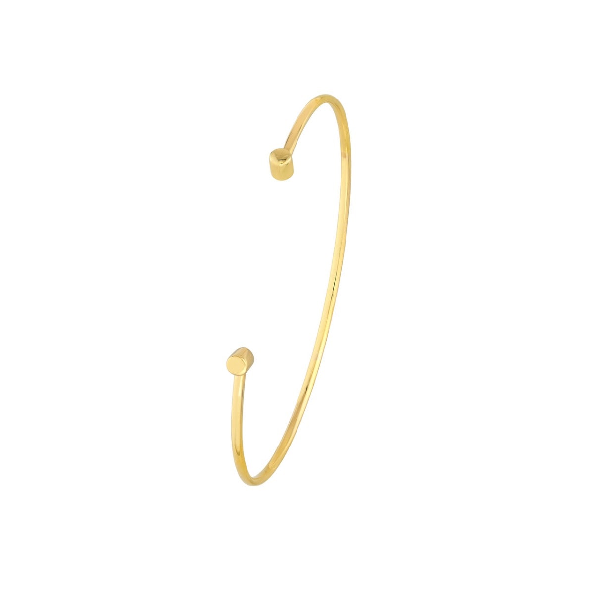 Classic Cuff Gold Bangle view 4