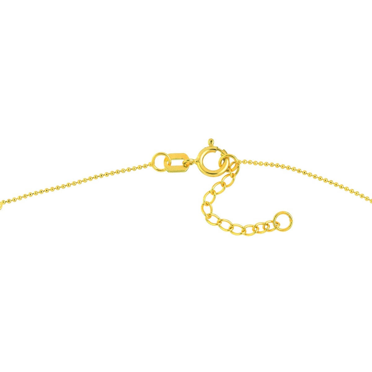 Beads Chain Gold Anklet view 4