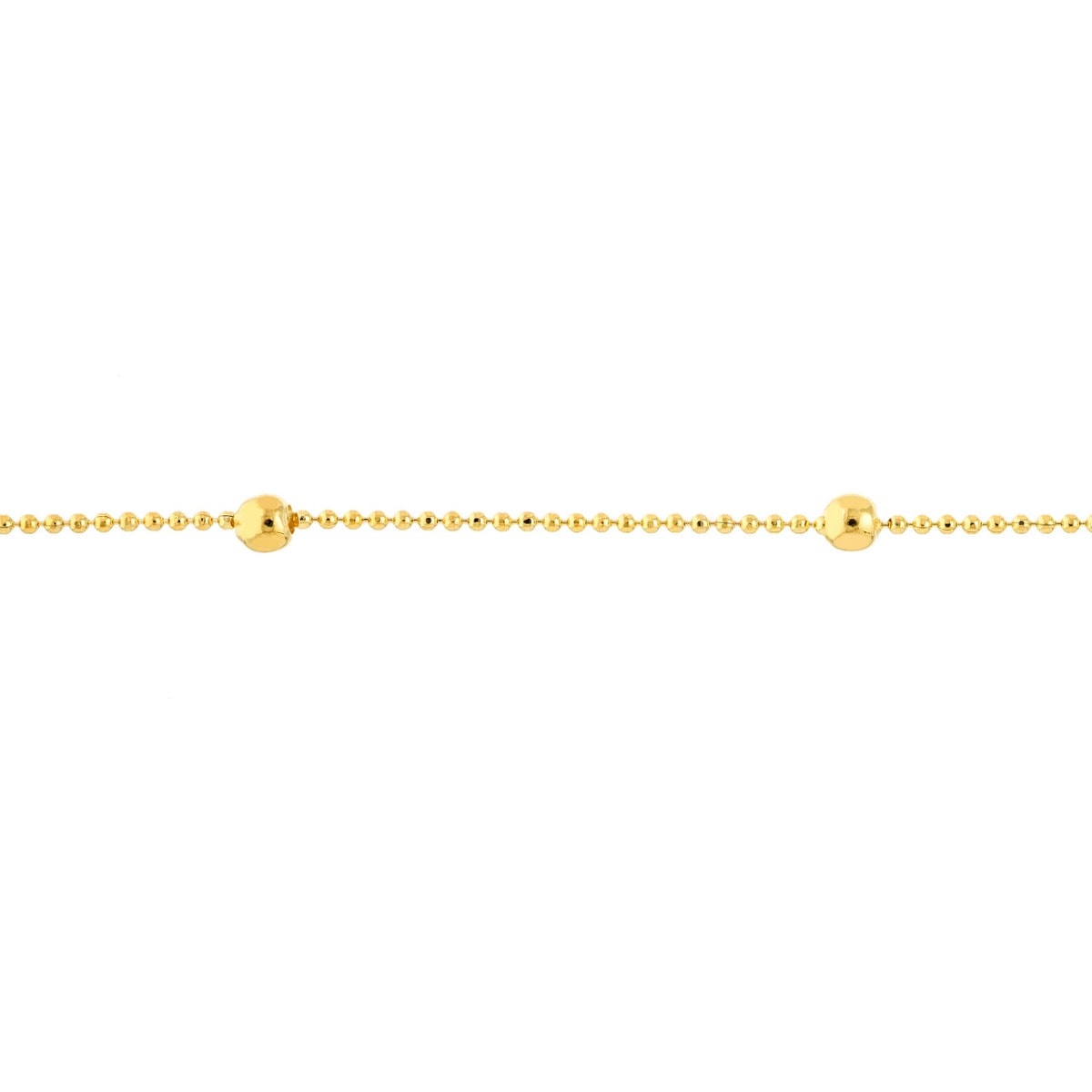 Beads Chain Gold Anklet view 3
