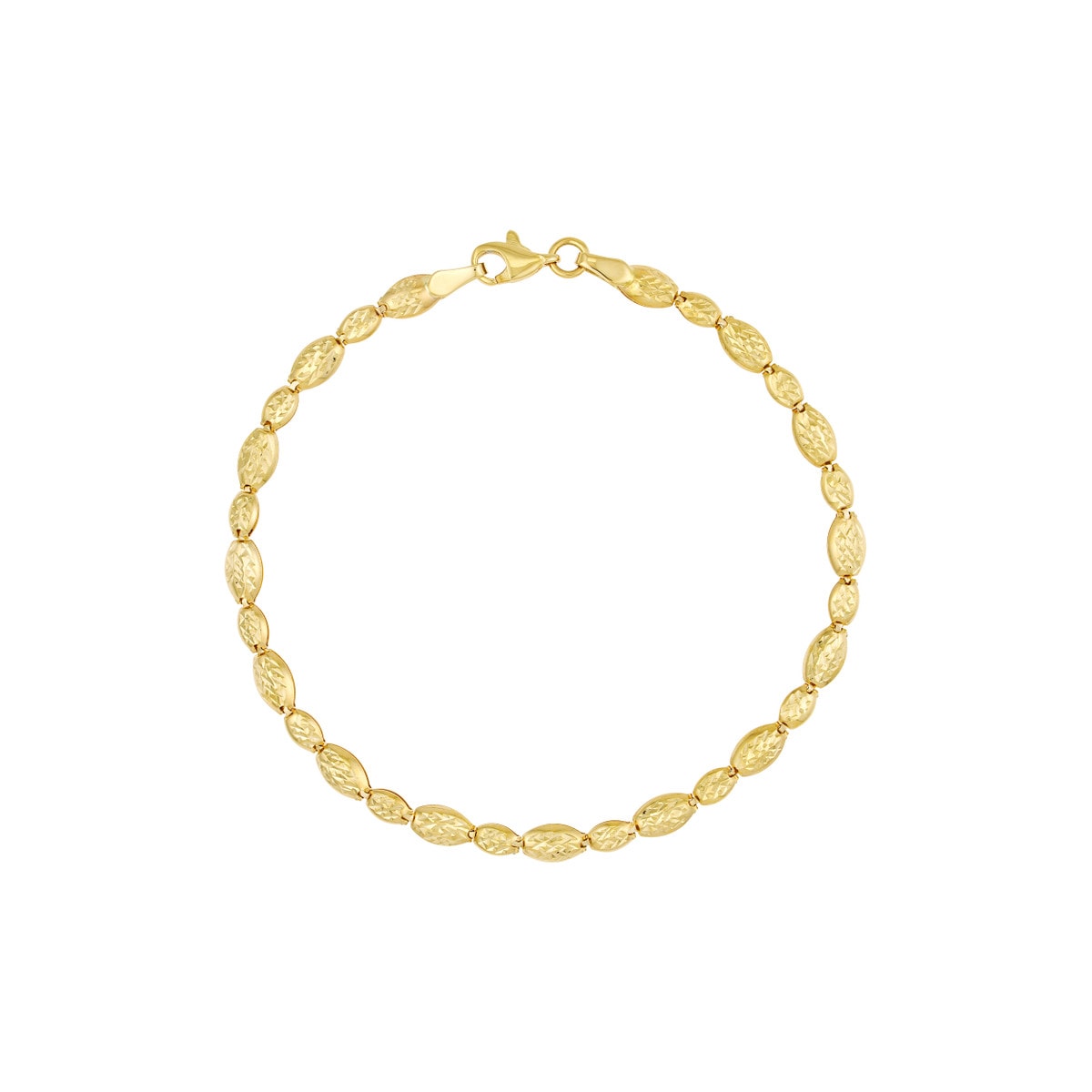 Hollow Beads Gold Bracelet view 1