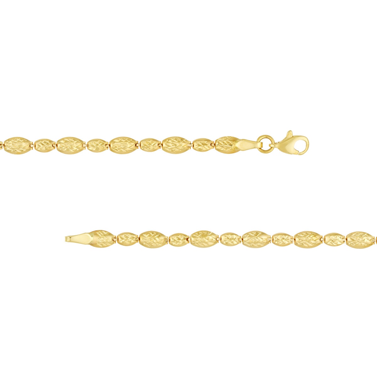 Hollow Beads Gold Bracelet view 3