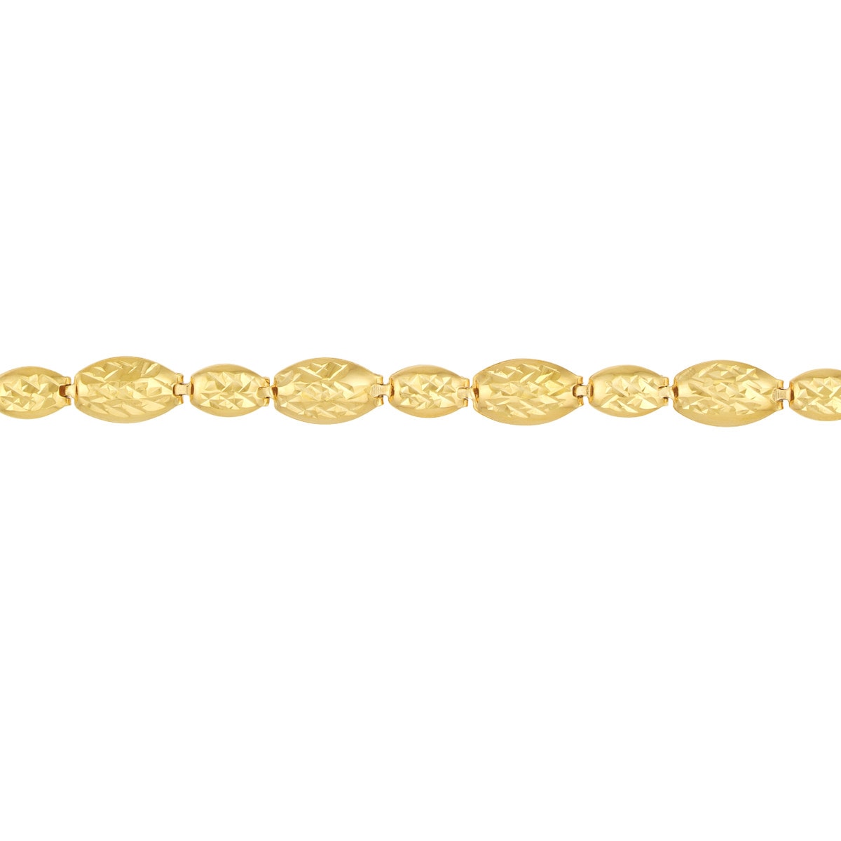 Hollow Beads Gold Bracelet - alternate view