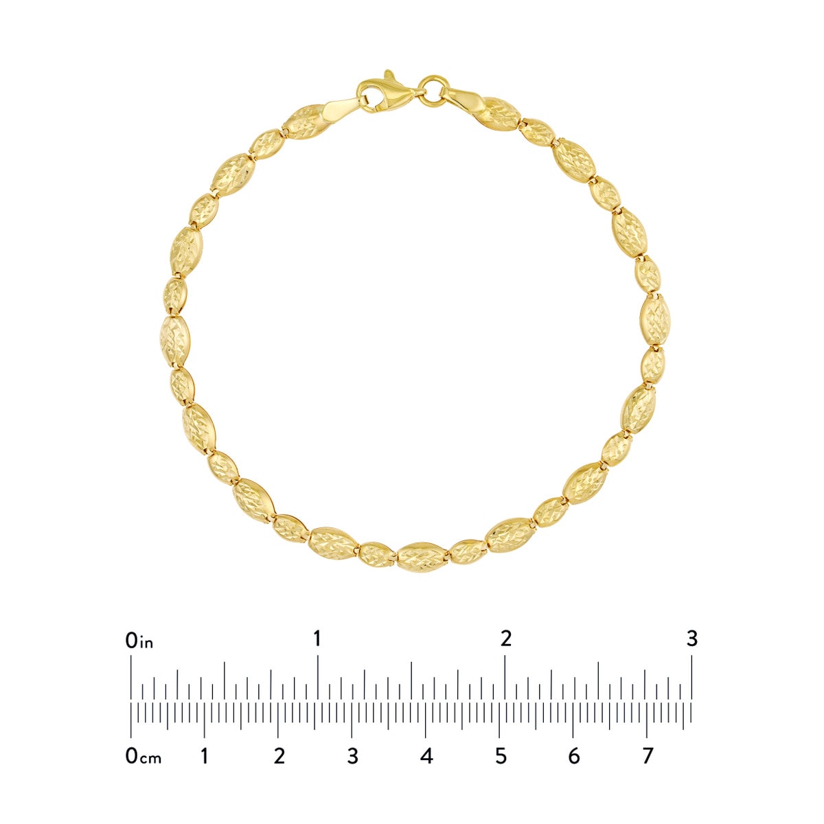 Hollow Beads Gold Bracelet view 4
