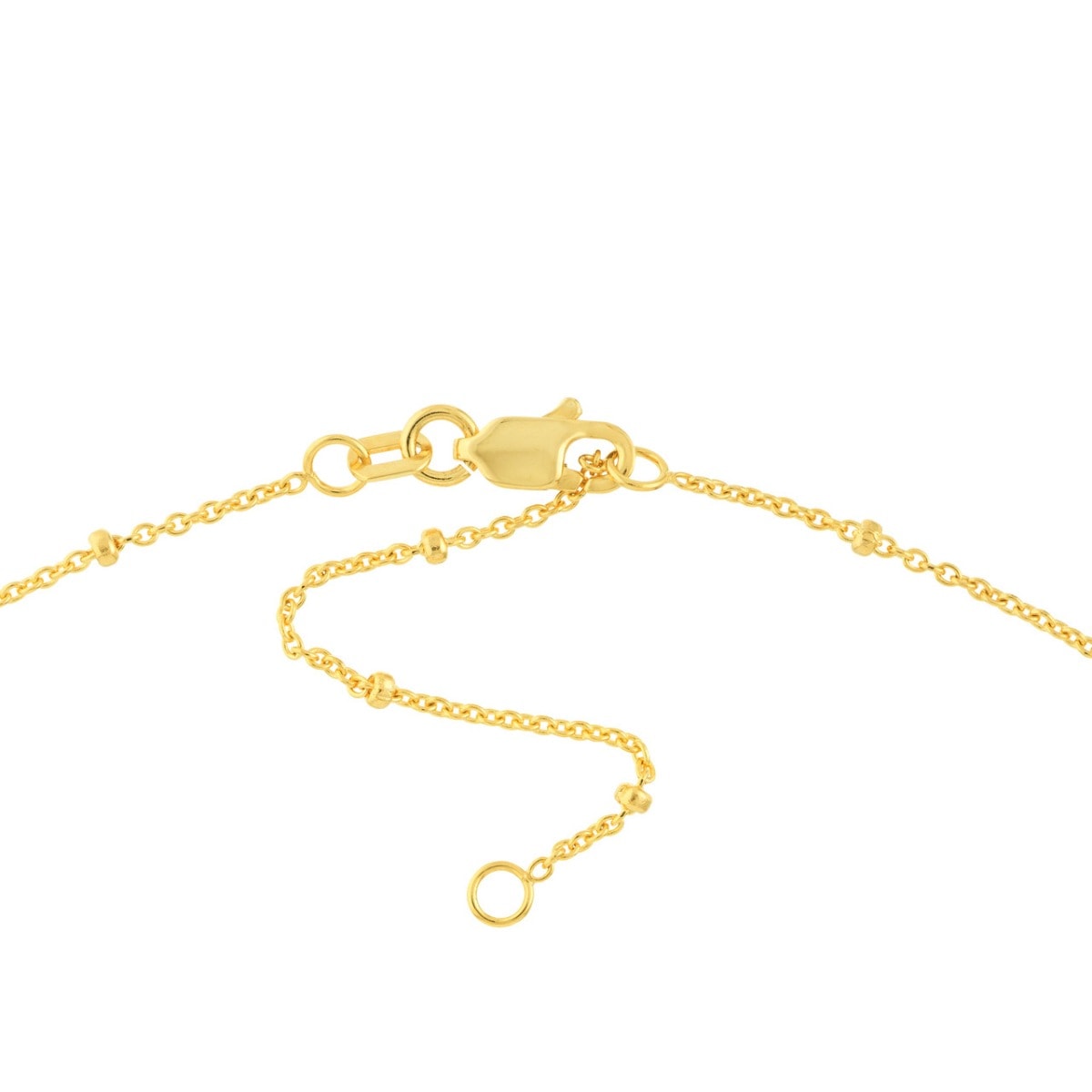 Diamond Bezels and Beads Necklace view 7