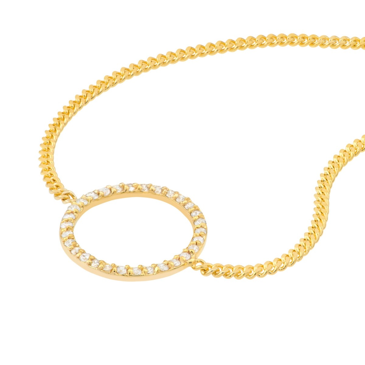 Lumina Circle Gold Bracelet view 3