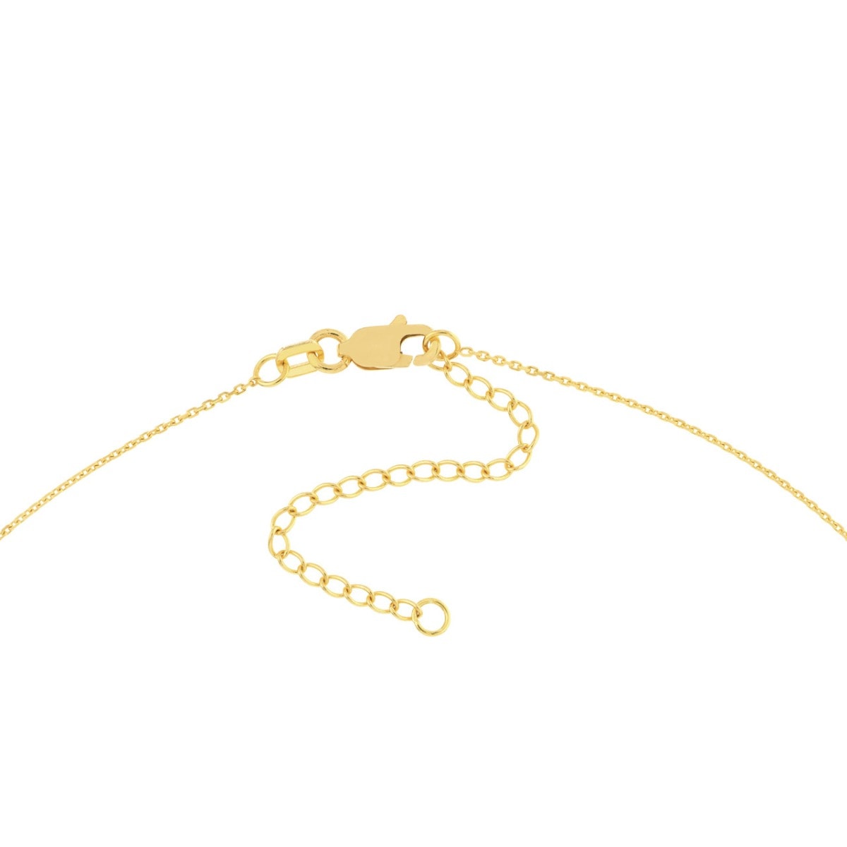 Engravable Gold Bar Adjustable Necklace view 4