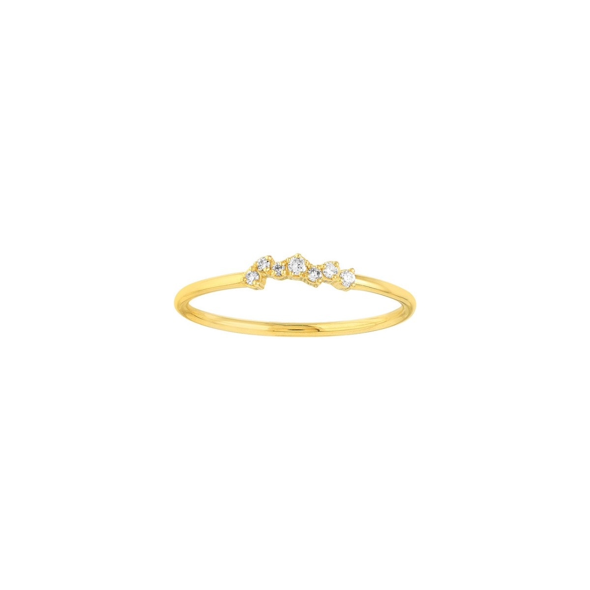 Starlight Diamond Gold Ring view 1