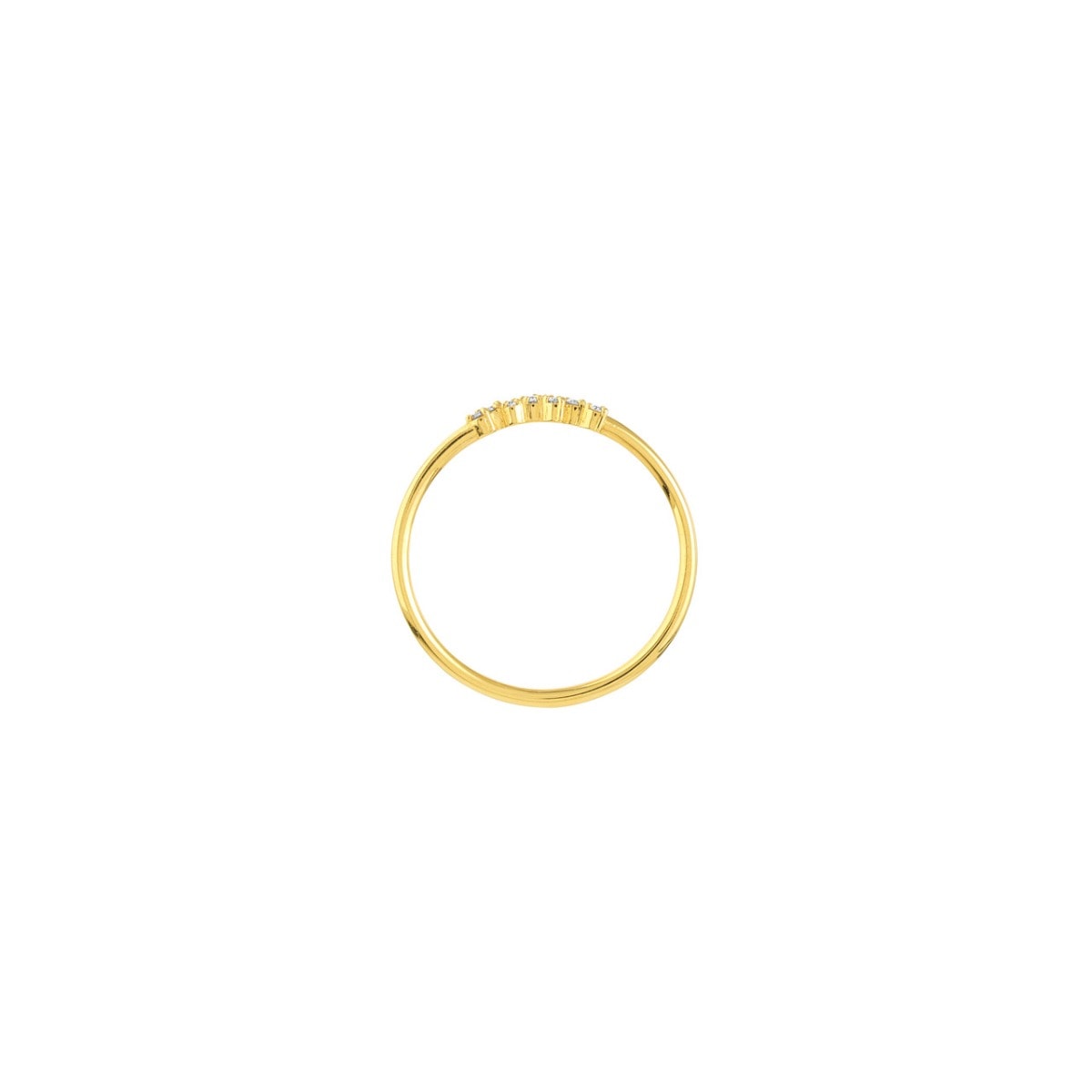 Starlight Diamond Gold Ring view 4