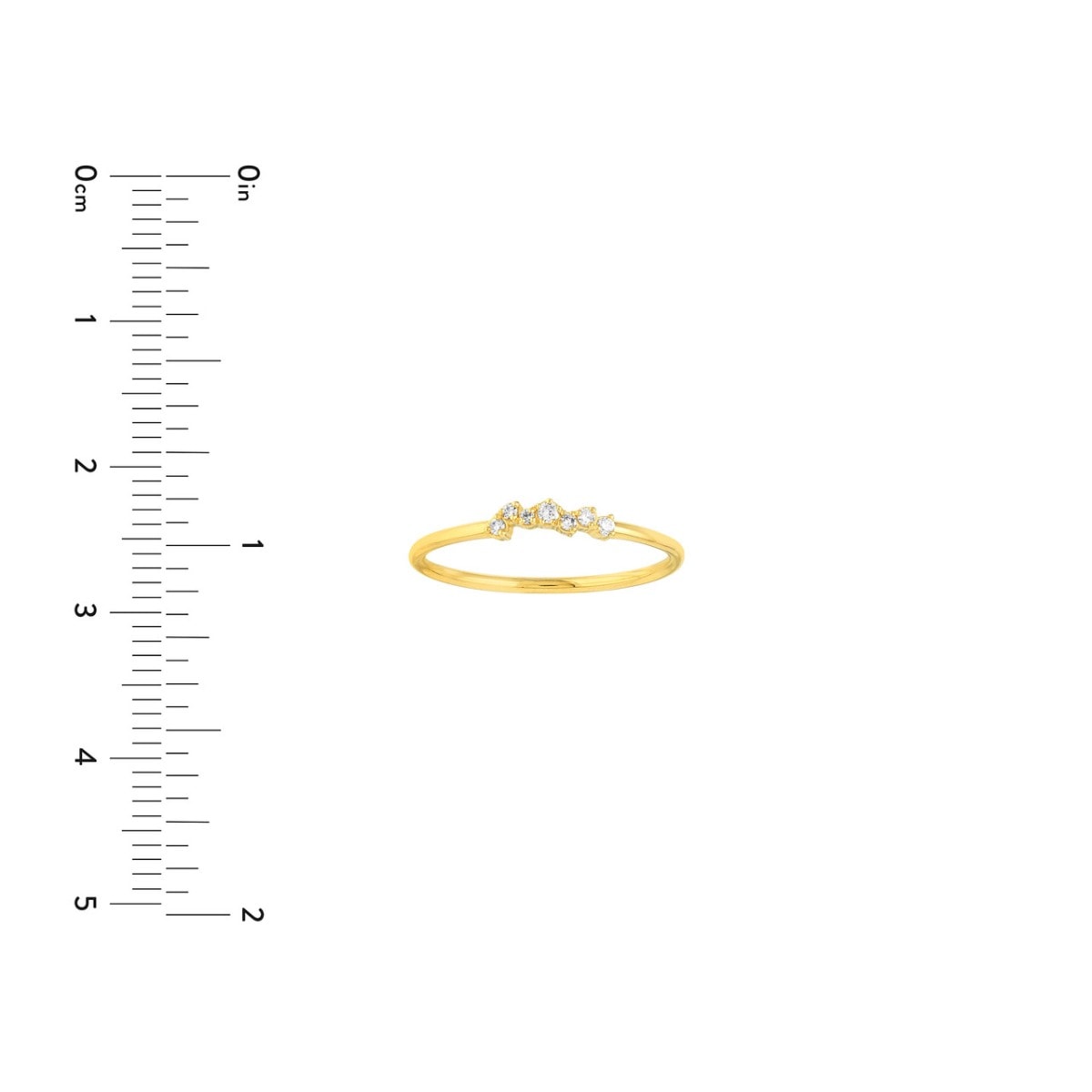 Starlight Diamond Gold Ring view 5