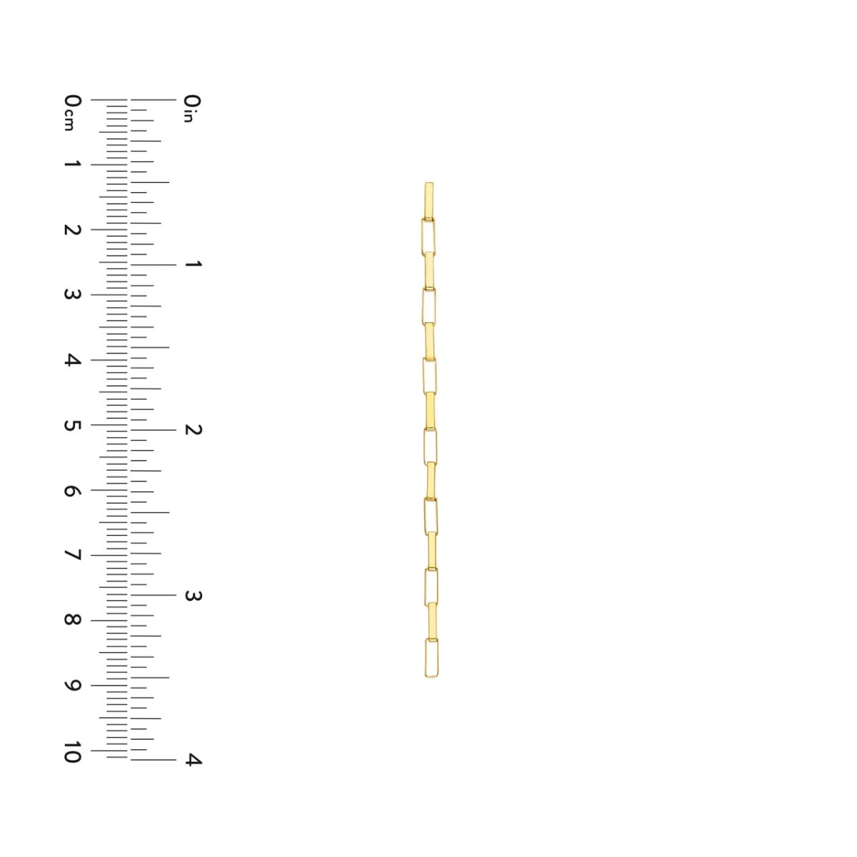 Gold Fancy Long Box Dangle Earrings view 4