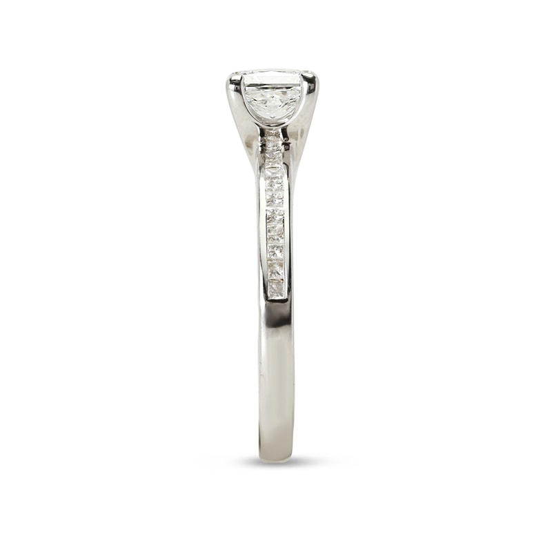 Princess Shape Lab Grown Diamond Engagement Ring view 4