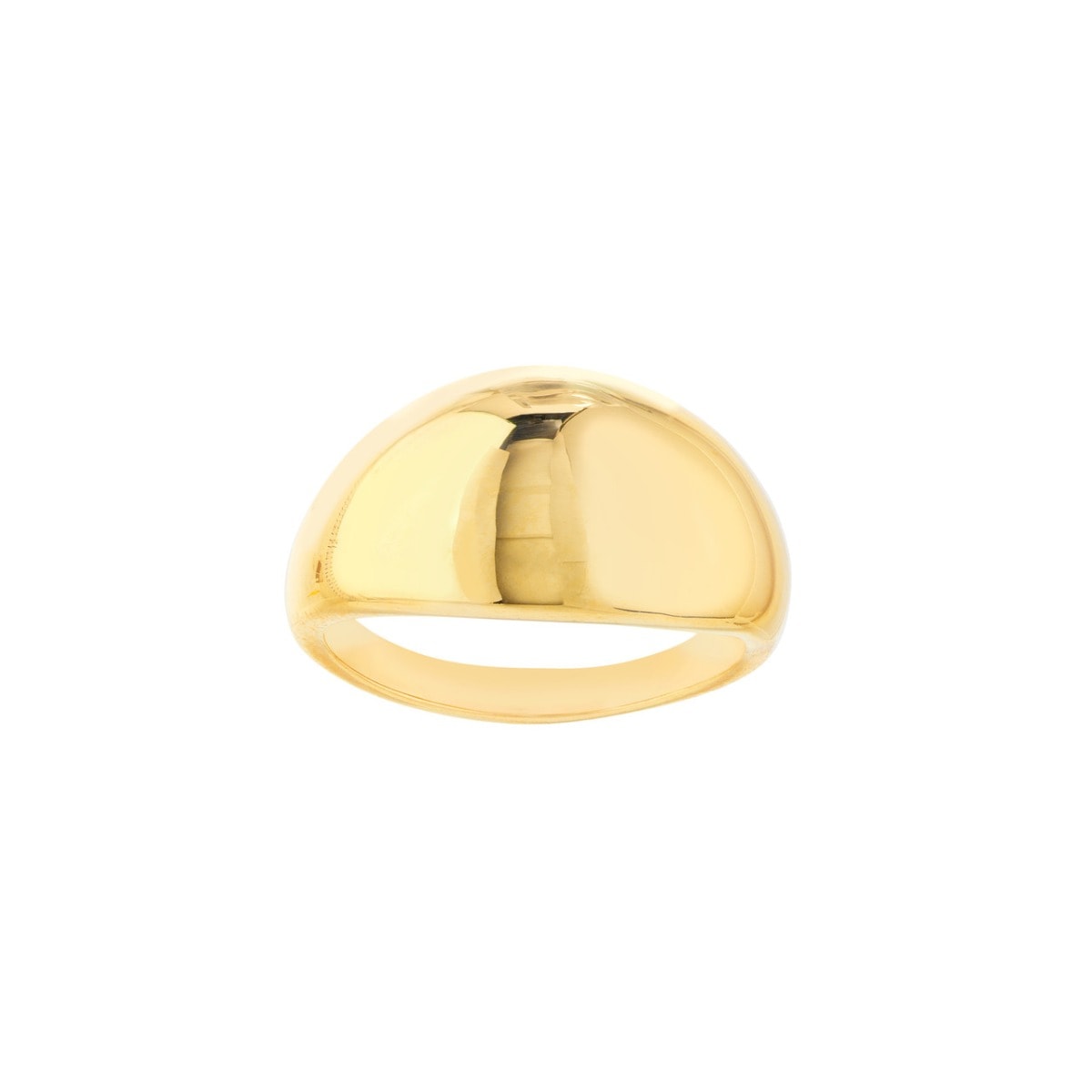Bold Domed Gold Ring view 1