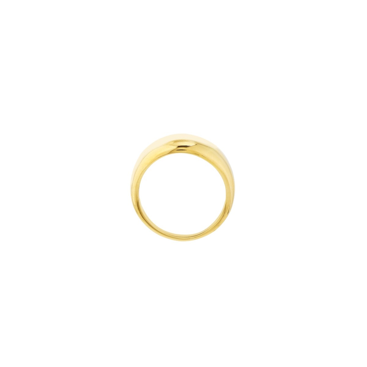 Bold Domed Gold Ring view 4