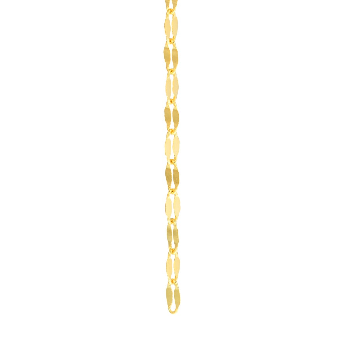 Gold Flat Duster Earrings view 4