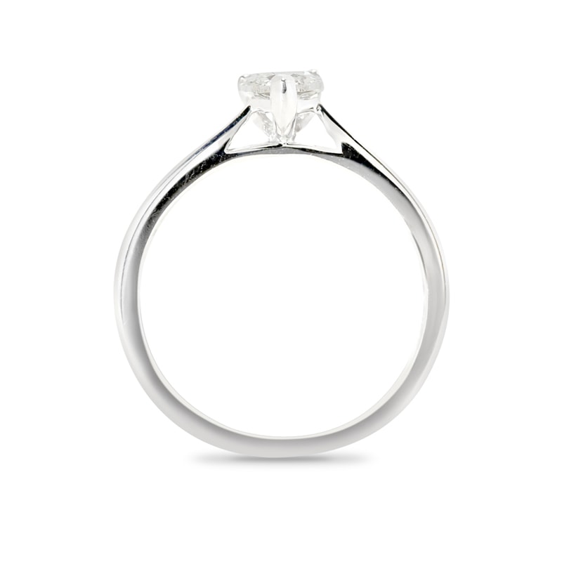 Heart Shape Lab Grown Diamond Solitaire Engagement Ring view 5