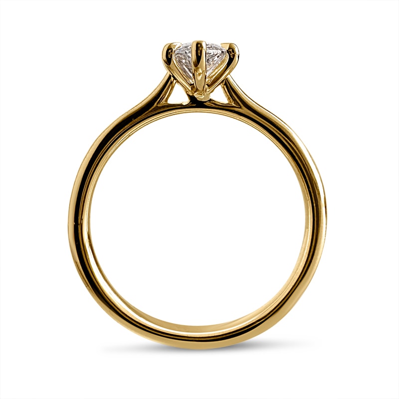 Marquise Solitaire Style Engagement Ring view 5