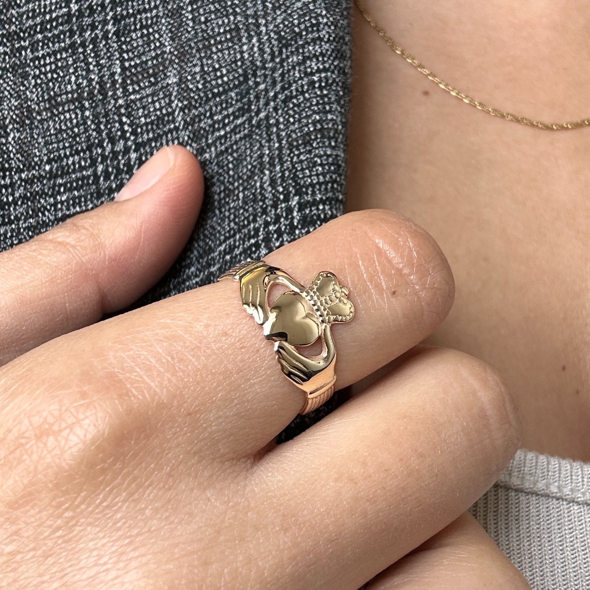 Heritage Claddagh Ring view 2