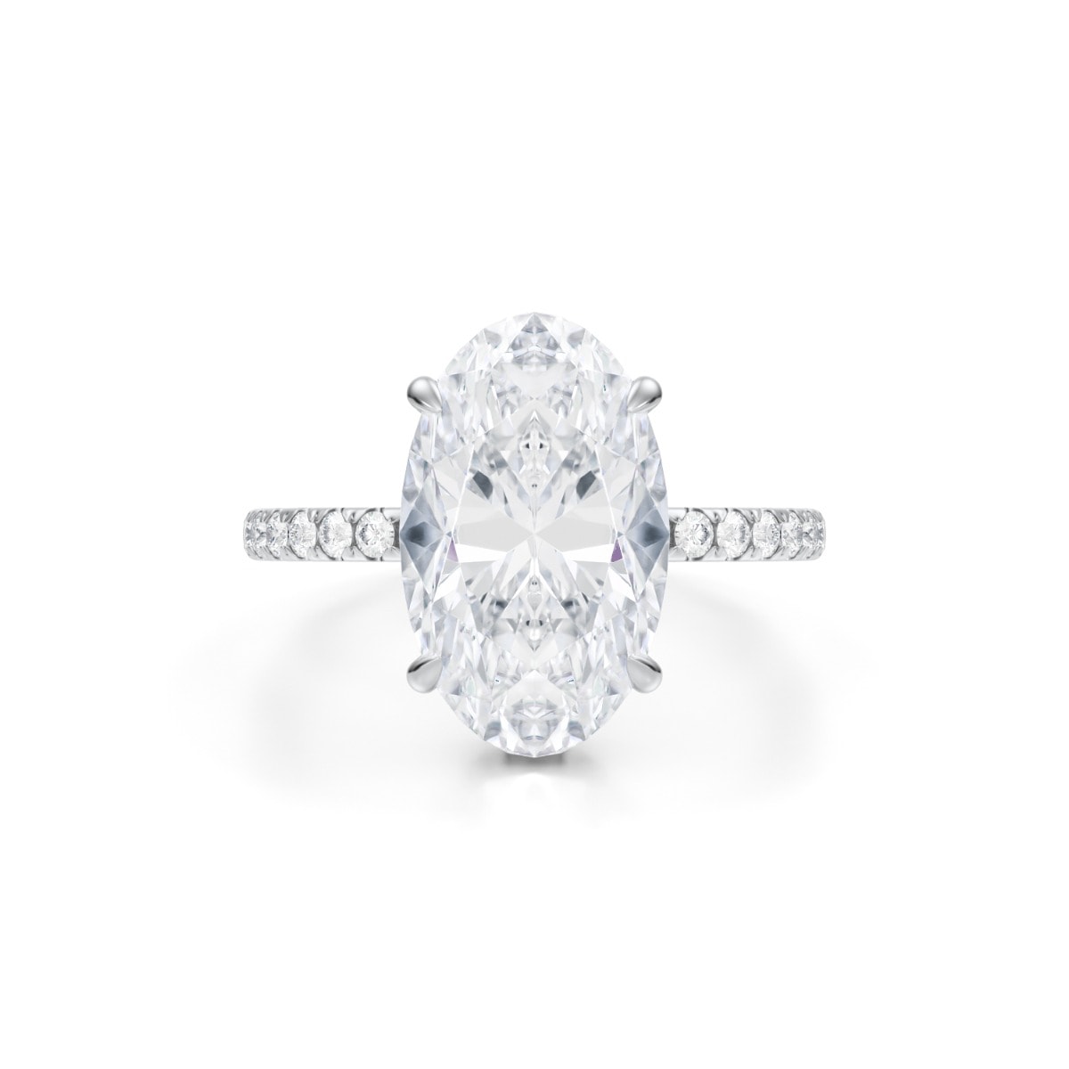 Kourtney Kardashian Oval Halo Diamond Engagement Ring