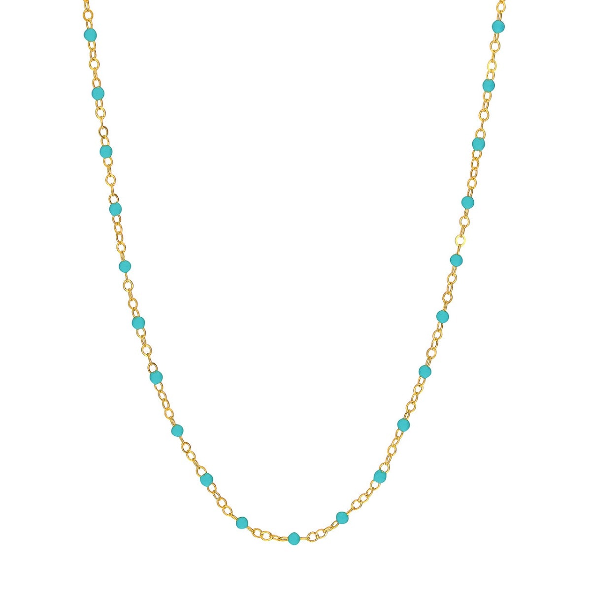 Turquoise Dream Gold Necklace view 1