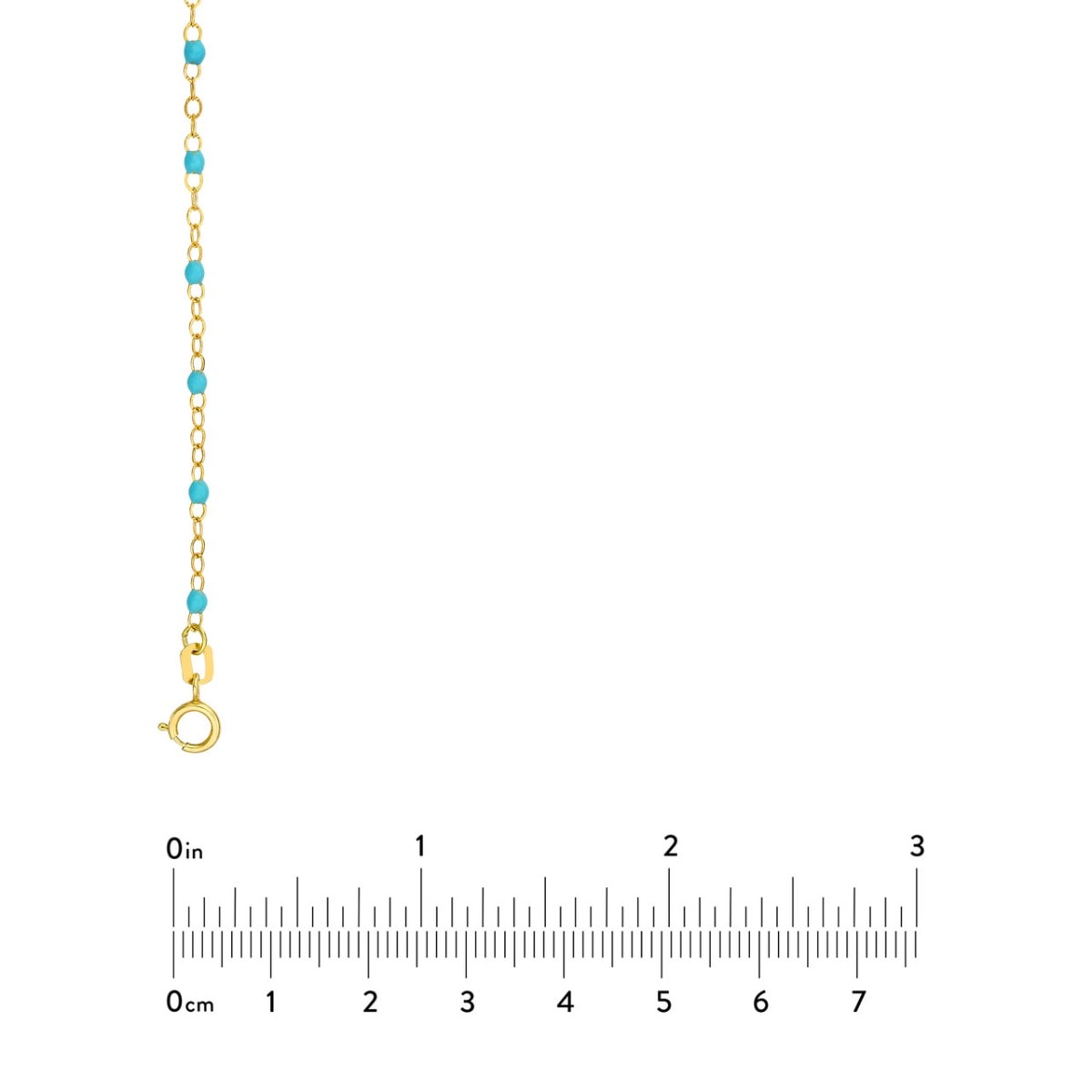 Turquoise Dream Gold Necklace view 6