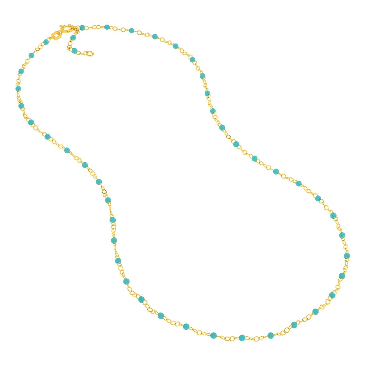 Turquoise Dream Gold Necklace view 4