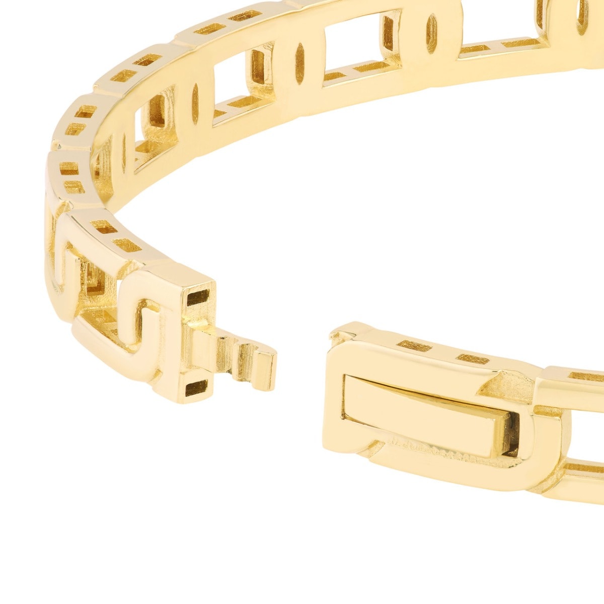 Link Gold Bangle view 3