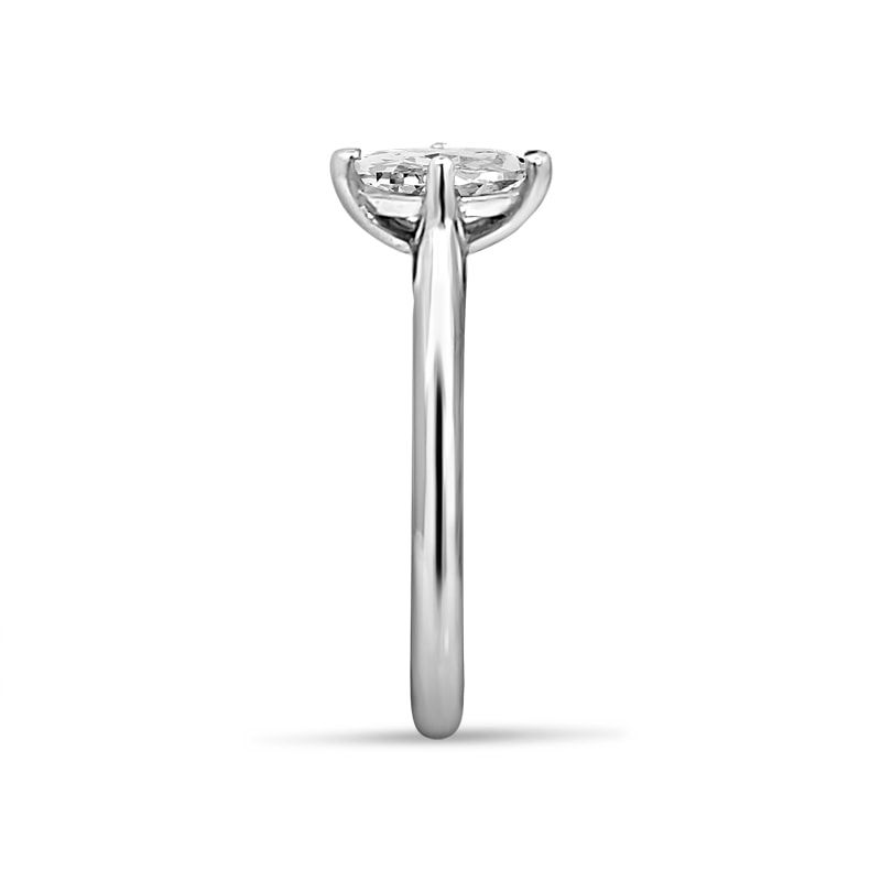 Marquise Cut Lab Grown Diamond Engagement Ring view 4