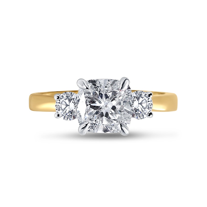 Meghan Markle Lab Grown Cushion Diamond Engagement Ring view 1