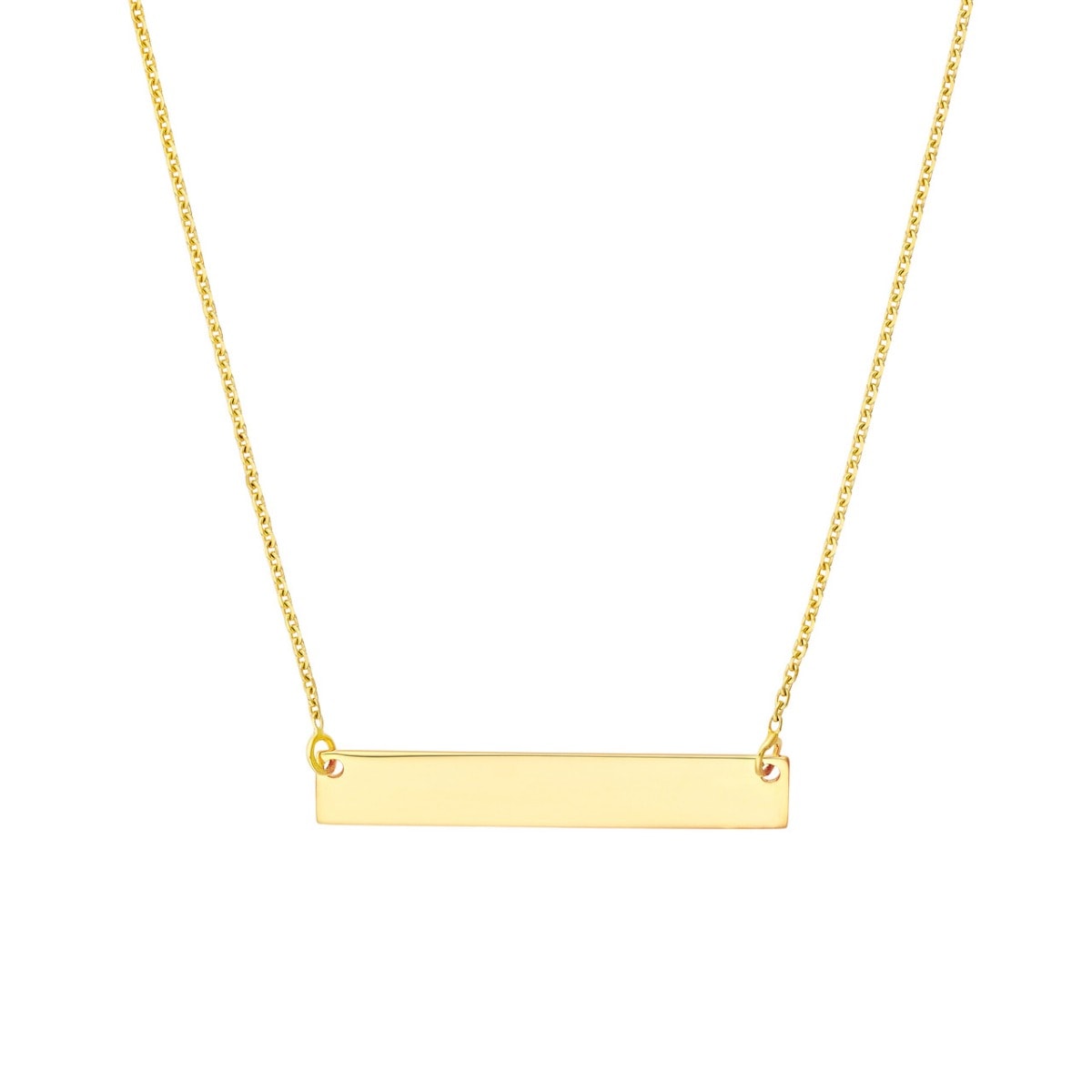 Mini Gold Bar Necklace view 1