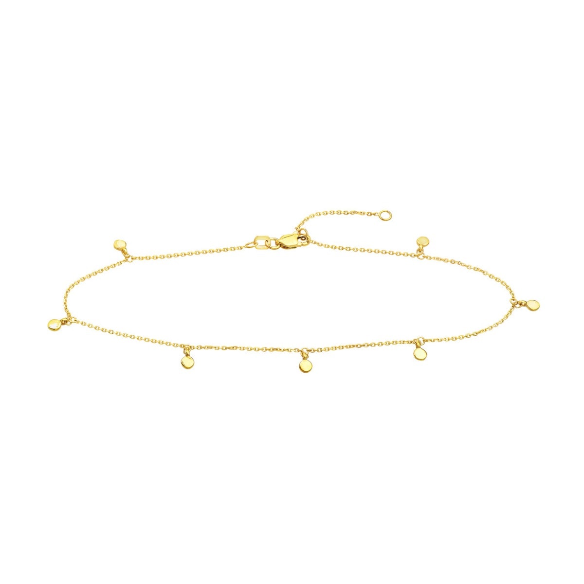 Glimmering Gold Anklet view 1