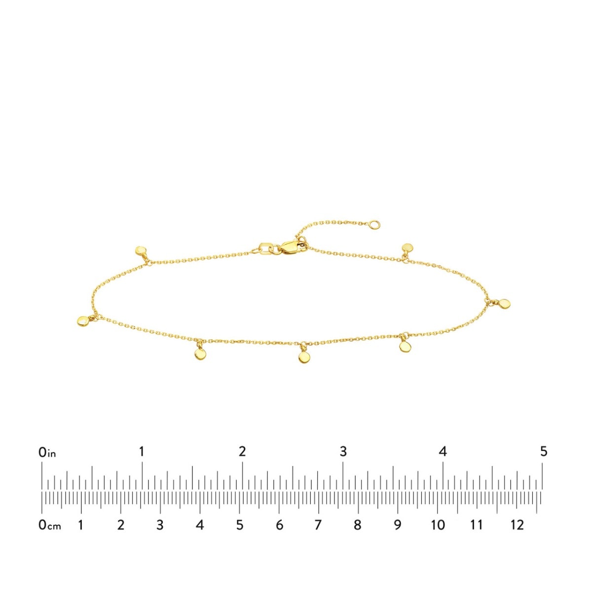 Glimmering Gold Anklet view 5