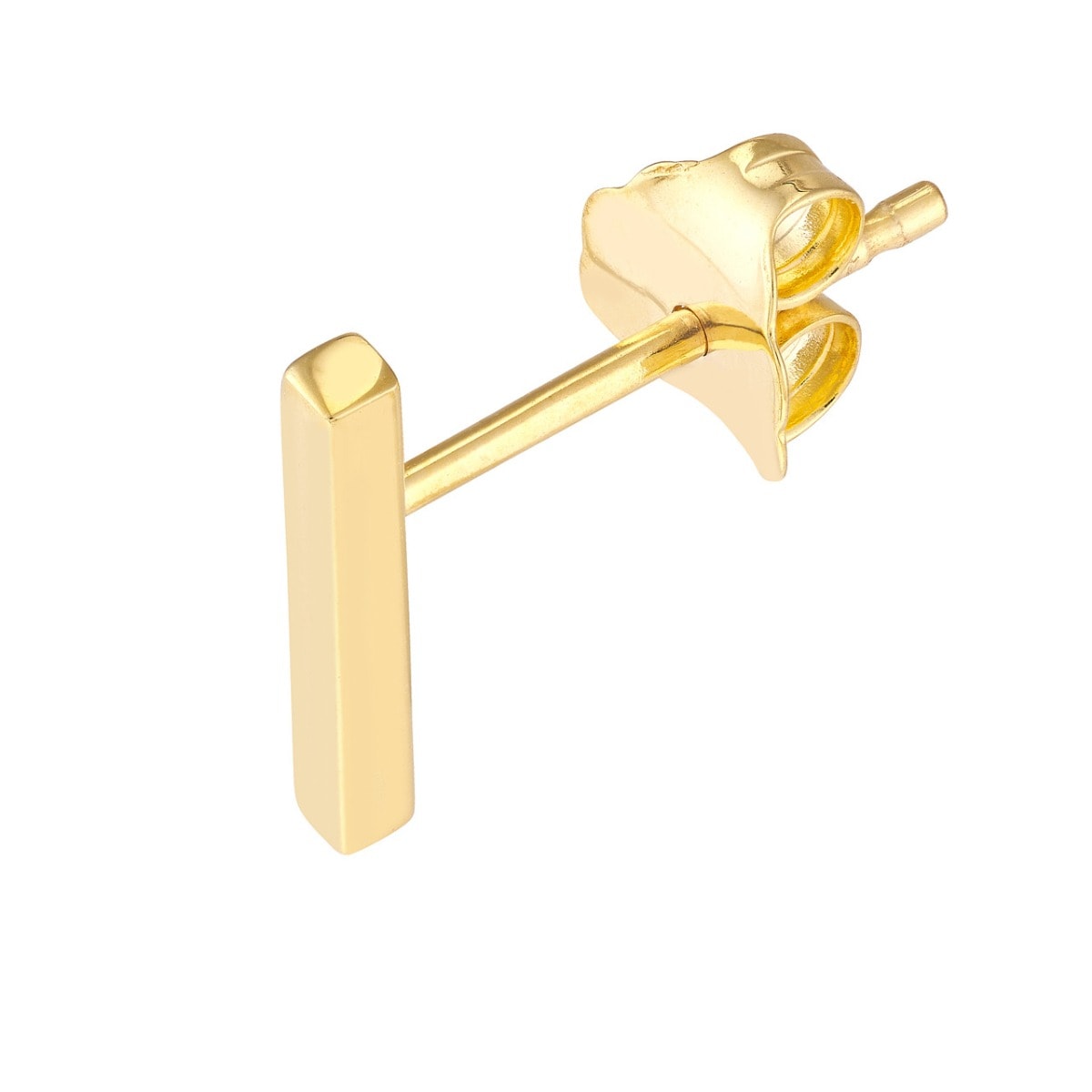 Essential Bar Gold Studs view 4