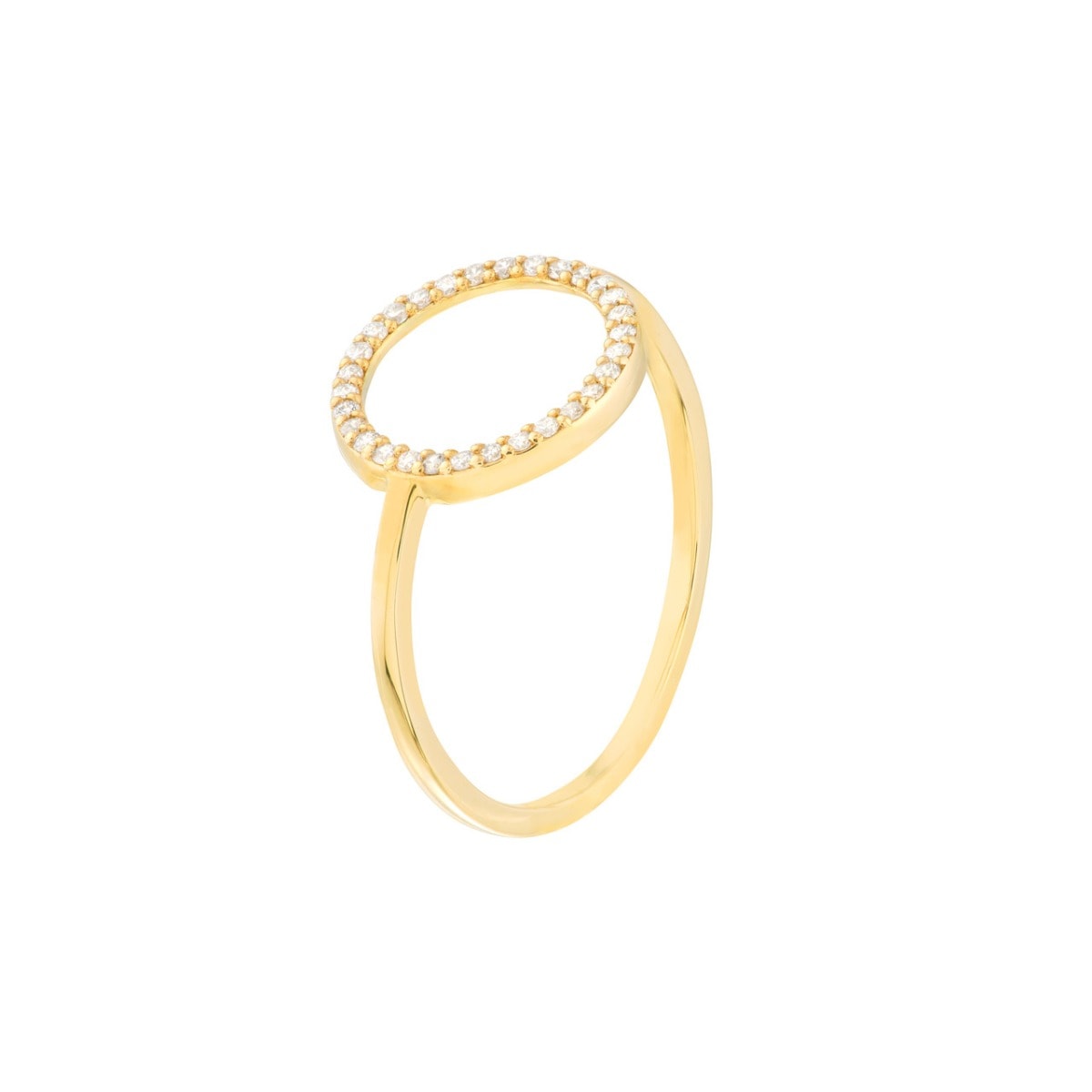 Lumina Halo Diamond Ring view 1
