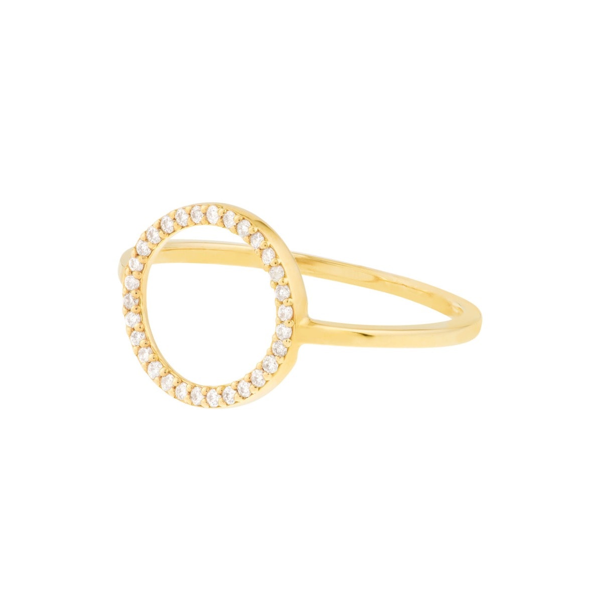 Lumina Halo Diamond Ring view 3