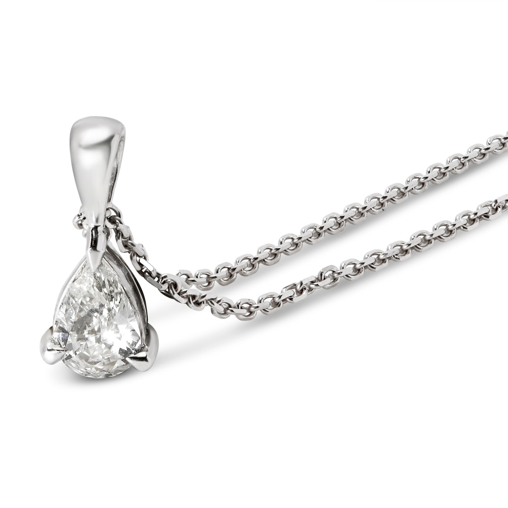 Pear Cut Diamond Pendant