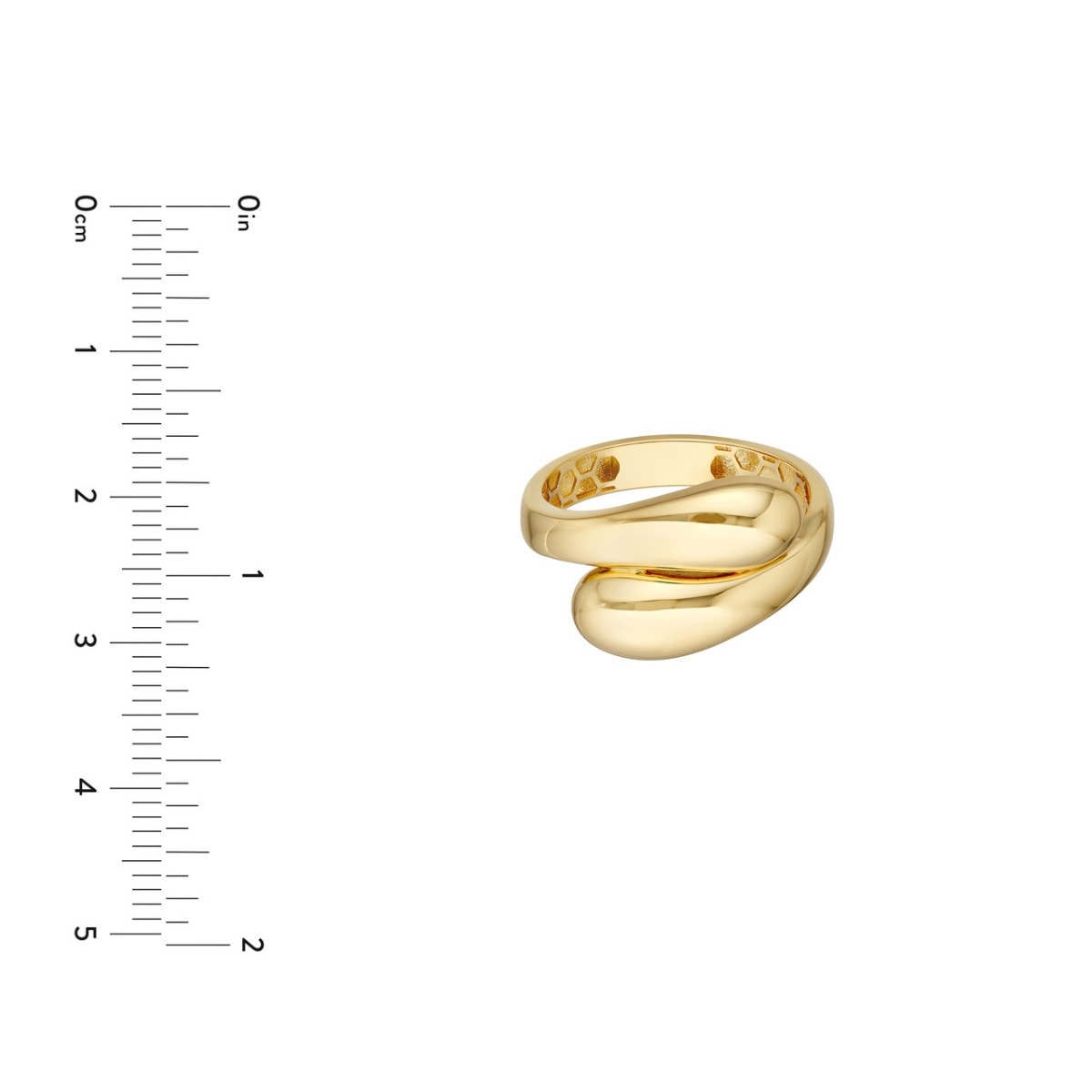 Crossover Gold Ring view 5