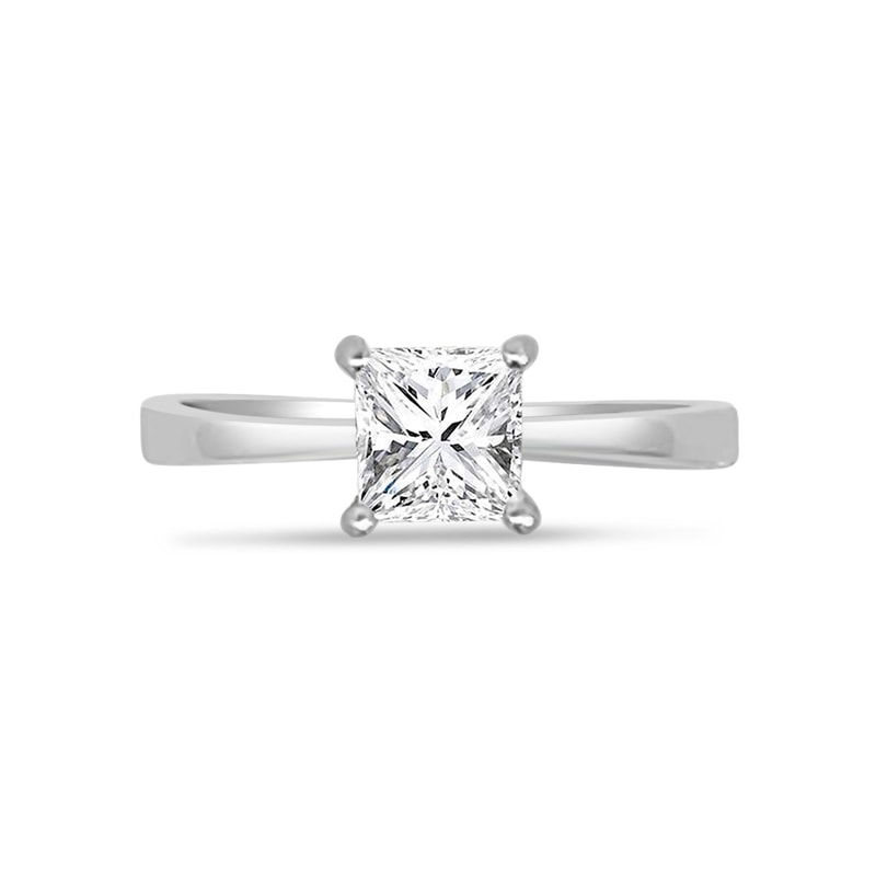 Princess Shape Lab Grown Diamond Engagement Ring view 1