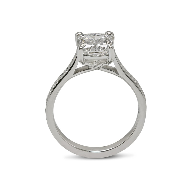 Radiant Shape Diamond Engagement Ring view 3